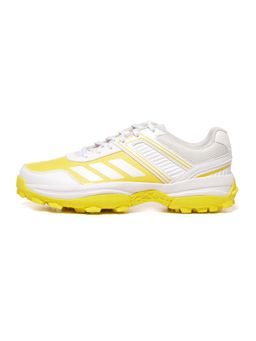 adidas - Cri Yard M Unisex White & Yellow Cricket Shoes