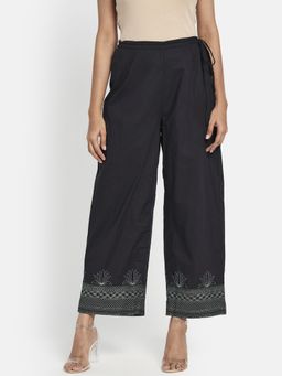 Fabindia - Black Cotton Embroidered Ijar