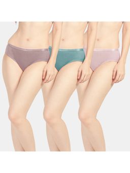 Sonari - 3131 Womens Modal Spandex Ultra Soft Panties - Multi-Color (Pack of 3)