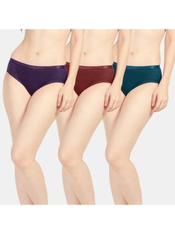 Sonari - 3131 Womens Modal Spandex Ultra Soft Panties - Multi-Color (Pack of 3)