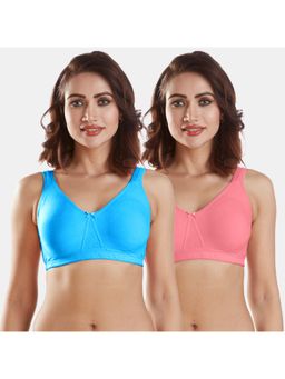Sonari - Apple Womens Non Padded Regular Bra - Multi-Color (Pack of 2)