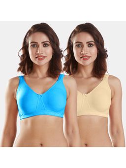 Sonari - Apple Womens Non Padded Regular Bra - Multi-Color (Pack of 2)