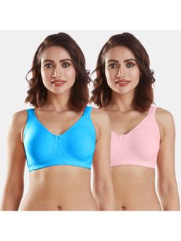 Sonari - Apple Womens Non Padded Regular Bra - Multi-Color (Pack of 2)