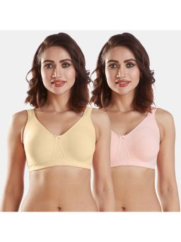 Sonari - Apple Womens Non Padded Regular Bra - Multi-Color (Pack of 2)