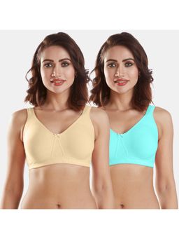 Sonari - Apple Womens Non Padded Regular Bra - Multi-Color (Pack of 2)