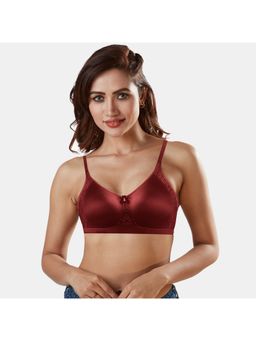Sonari - Banana Womens Non Padded Moulded Fancy Bra - Maroon