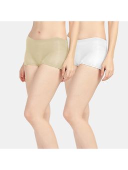Sonari - Bree Womens Cotton Spandex Boyshorts Panties - Multi-Color (Pack of 2)