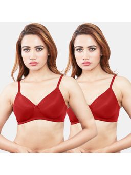 Sonari - Coco Womens Padded T-Shirt Bra - Red (Pack of 2)