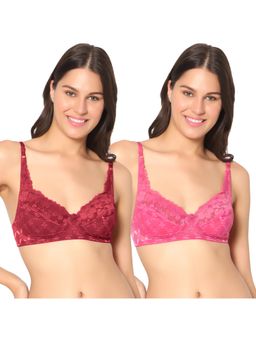 Sonari - Dbella Womens Regular Net Bra - Multi-Color (Pack of 2)