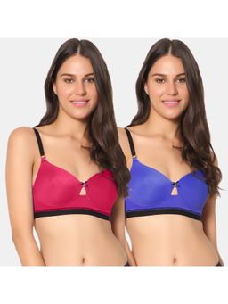 Sonari - Scarlet Womens Padded T-Shirt Bra - Multi-Color (Pack of 2)