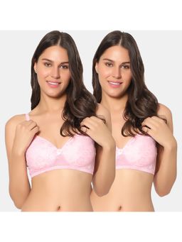 Sonari - Soda Womens Padded T-Shirt Bra - Pink (Pack of 2)