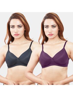 Sonari - Yana Womens Padded T-Shirt Bra - Multi-Color (Pack of 2)