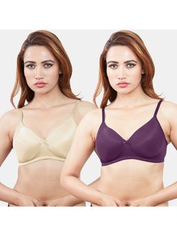 Sonari - Yana Womens Padded T-Shirt Bra - Multi-Color (Pack of 2)
