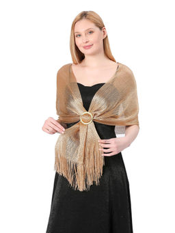 CrossKulture - Gold Stoles for Evening Dress with Buckle