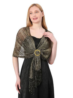 CrossKulture - Green Stoles for Evening Dress with Buckle