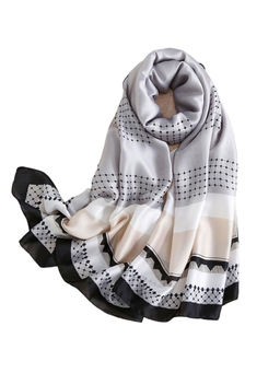 CrossKulture - Women Multi-Color Printed Satin Scarf