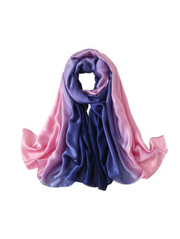 CrossKulture - Women Multi-Color Ombre Satin Scarf