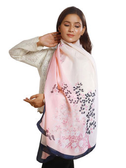 CrossKulture - Women Multi-Color Printed Satin Scarf