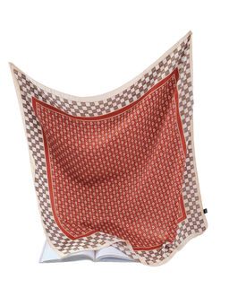 CrossKulture - Women Multi-Color Printed Satin Scarf