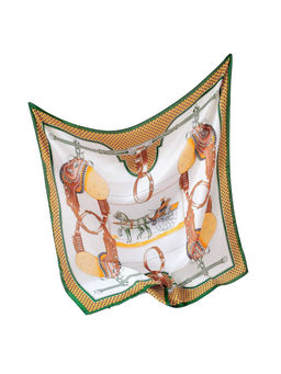 CrossKulture - Women Multi-Color Printed Satin Scarf