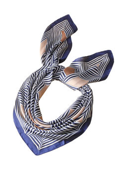 CrossKulture - Women Multi-Color Printed Satin Scarf
