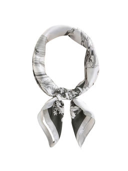 CrossKulture - Women Multi-Color Printed Satin Scarf