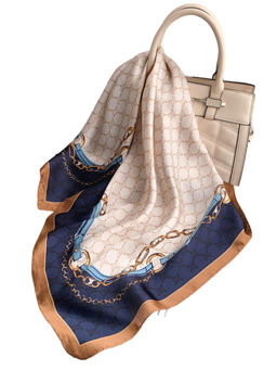 CrossKulture - Women Multi-Color Printed Satin Scarf