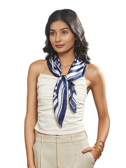 CrossKulture - Women Multi-Color Printed Satin Scarf