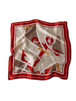 CrossKulture - Women Multi-Color Printed Satin Scarf