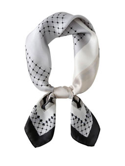 CrossKulture - Women Multi-Color Printed Satin Scarf