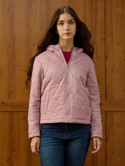 U.S. POLO ASSN. - Solid Quilted Mauve Puffer Jacket