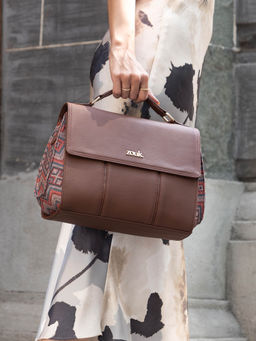 Zouk - Multi-Color Woven Jute Slingbag with Detachable Strap