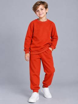 PLUM TREE - Boys Premium Soft Cotton full sleeve T-shirt and jogger pant Clothing Set
