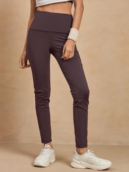 COLOR CAPITAL - Wine Solid Tights