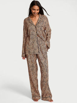 Victoria's Secret - Beige Animal Print Shirt & Pyjama