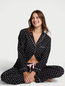 Victoria's Secret - Black Polka Dots Shirt & Pyjama
