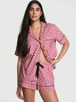 Victoria's Secret - Pink Polka Dots Shirt & Shorts