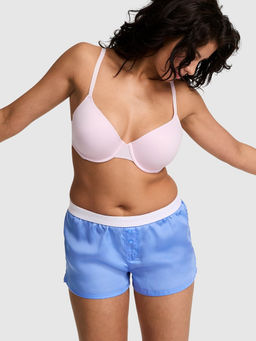 Victoria's Secret - Blue Silky Sleep Boxy Shorts