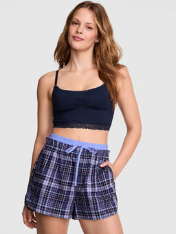 Victoria's Secret - Blue Boyfriend Flannel Boxer Shorts