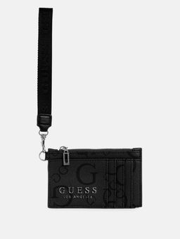 Guess - Coal Monogram Saffron Wristlet