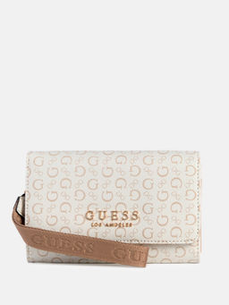 Guess - White Monogram Saffron Phone Organizer