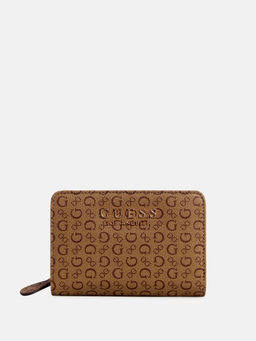 Guess - Mocha Monogram Saffron French Wallet