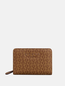 Guess - Mocha Monogram Saffron French Wallet