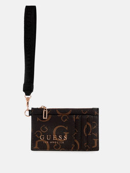 Guess - Natural Monogram Saffron Wristlet