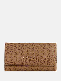 Guess - Mocha Monogram Saffron Slim Wallet
