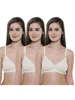 Bodycare - Pack of 3 Premium Perfect Coverage Bra In Skin Colour
