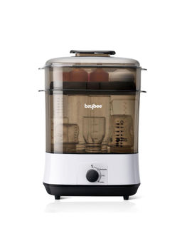 BAYBEE - White Puresteam Baby Bottle Sterilizer & Dryer With Bpa Free (0-3 Months)