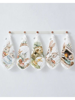 Little Surprise Box - Woodland Theme Super Soft Muslin Napkins (Pack of 5) (0-24 Months)