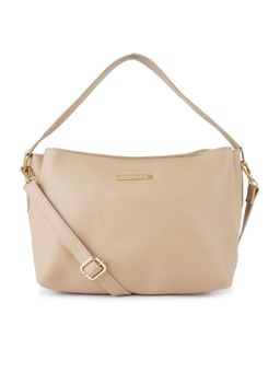 Lapis O Lupo - BeigeSolid-Plain Handbag