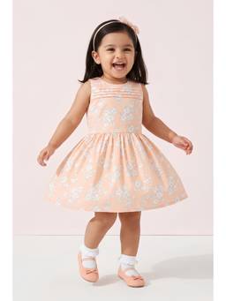 TINY GIRL - Tressel Cotton Sleeveless Floral Printed Dress